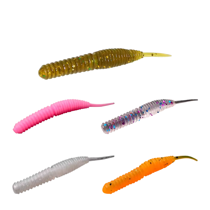 60 stk Jerkbait Soft Worm