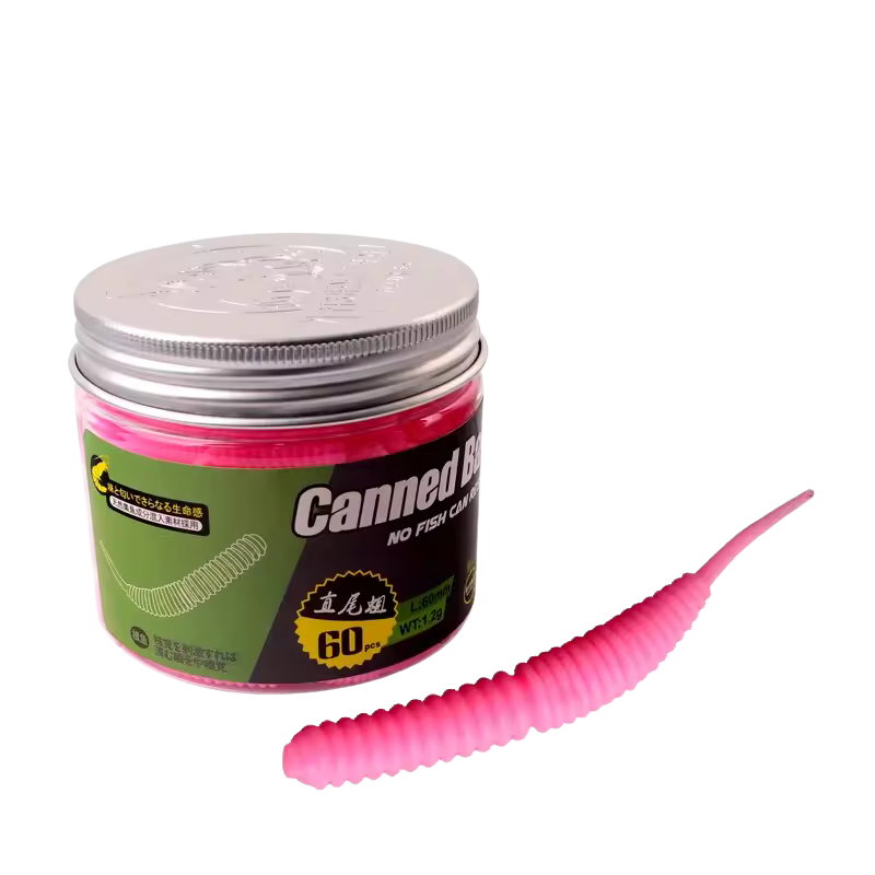 60 stk Jerkbait Soft Worm